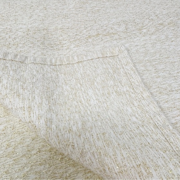 DANSK Ivory Gold Metallic LISBETH Tablecloth MCM Mid Century Modern 60” X 84” - Picture 5 of 9